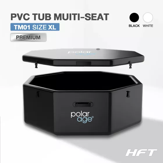 อ่างหลายที่นั่ง อ่าง Ice Bath PVC TUB Muiti Seat รุ่น TM01 ไซส์ XL (Premium)