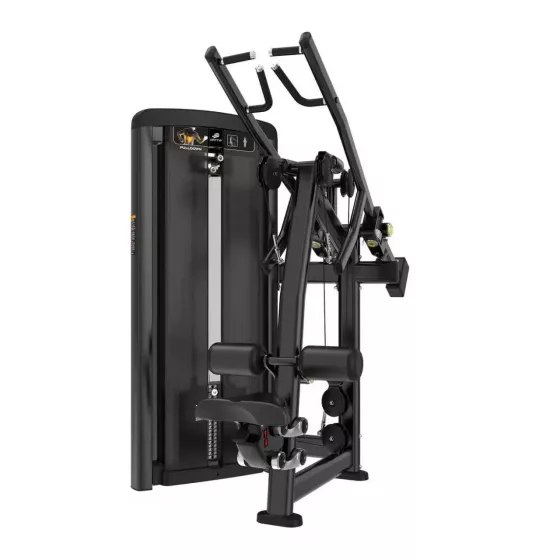 เครื่อง ISO Lat Pull Down DDJ08B เครื่องดึงหลังแยกซ้ายขวา Pin-Selected Commercial สำหรับฟิตเนสมืออาชีพ