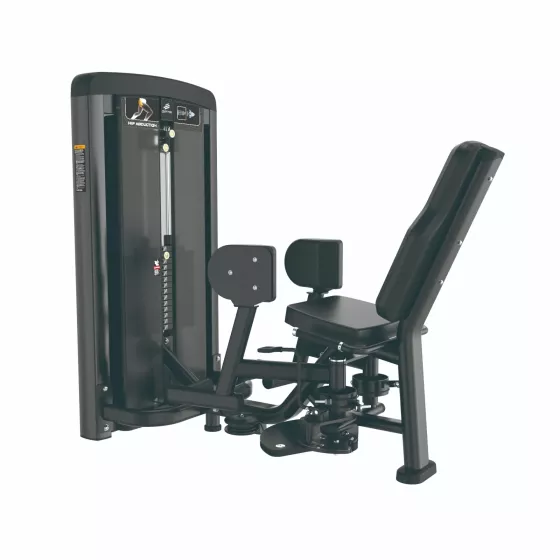 เครื่อง Outer Thigh Abductor DDJ17 เครื่องฝึกต้นขาด้านนอก Pin-Selected Commercial สำหรับฟิตเนสมืออาชีพ