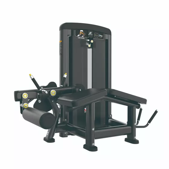 เครื่อง Prone Leg Curl DDJ13 เครื่องงอขานอนคว่ำ Pin-Selected Commercial สำหรับฝึกกล้ามเนื้อหลังขาโดยตรง