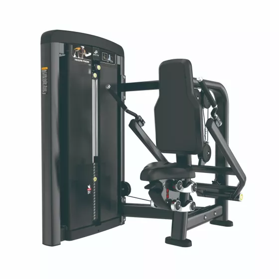 เครื่อง Seated Dip DDJ06 เครื่องดันแขนหลัง–อก Pin-Selected Commercial สำหรับฟิตเนสมืออาชีพ