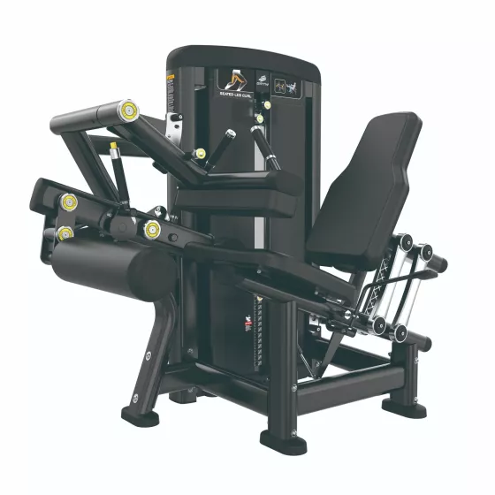 เครื่อง Seated Leg Curl DDJ12 เครื่องงอขา Pin-Load Commercial สำหรับฝึกกล้ามเนื้อหลังขาโดยเฉพาะ
