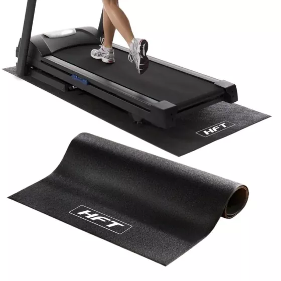 แผ่นรองลู่วิ่ง PVC HFT รองพื้นอเนกประสงค์ กันลื่น ลดเสียง หนา 6 มม. (Size M / L)