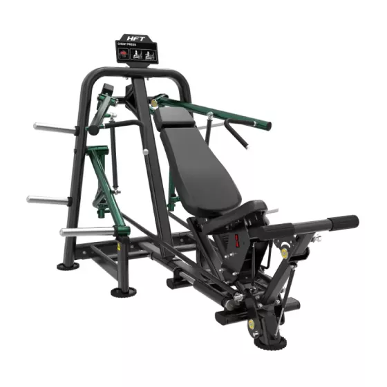 INCLINE CHEST PRESS DDN36 เครื่องอกเชิงเอียง Commercial Grade สำหรับฟิตเนสและยิม