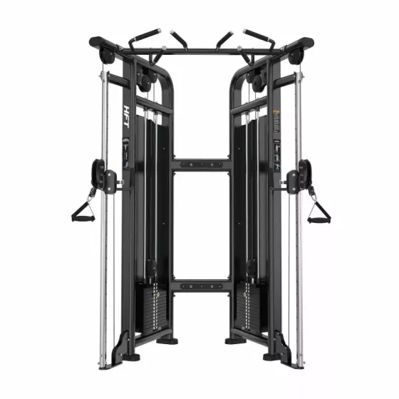 เครื่อง Functional Trainer DDJ22 เครื่องเคเบิลฟังก์ชันนอล Pin-Selected Commercial สำหรับฟิตเนสมืออาชีพ