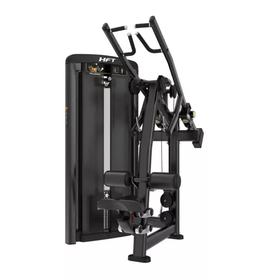 เครื่อง ISO Lat Pull Down DDJ08B เครื่องดึงหลังแยกซ้ายขวา Pin-Selected Commercial สำหรับฟิตเนสมืออาชีพ