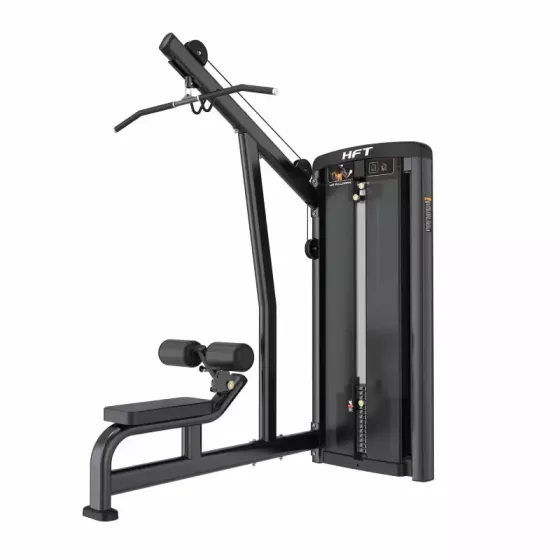 เครื่อง Lat Pulldown DDJ08 เครื่องดึงหลังบน Pin-Selected Commercial สำหรับฟิตเนสมืออาชีพ