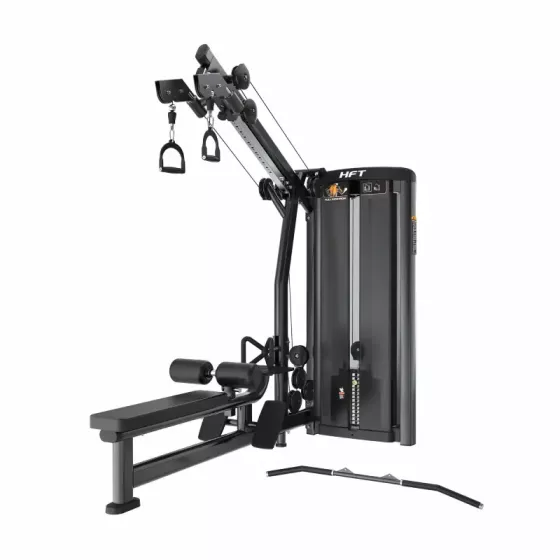 เครื่อง Lat Pulldown / Low Row DDJ32 เครื่องฝึกหลังบน–หลังล่าง 2-in-1 Commercial แข็งแรง ฟังก์ชันครบ สำหรับฟิตเนสมืออาชีพ