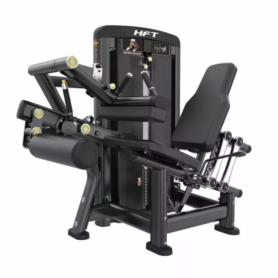 เครื่อง Seated Leg Curl DDJ12 เครื่องงอขา Pin-Load Commercial สำหรับฝึกกล้ามเนื้อหลังขาโดยเฉพาะ