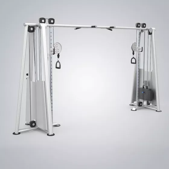 เครื่องสายเคเบิล Cable Crossover Prestige FEO2016 เครื่อง Cable Crossover Commercial Dual Adjustable 95kg x2