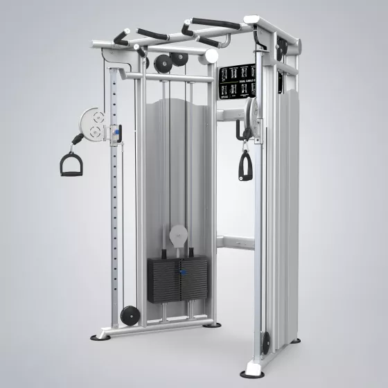Functional Trainer Prestige FEO2017A เครื่องสายเคเบิล Functional Trainer Commercial Weight Stack คู่ 95kg x2
