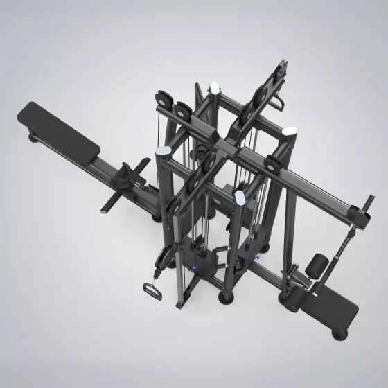 4 Multi-Station Tower FOV29 เครื่องออกกำลังกายรวม 4 สถานี Commercial Grade