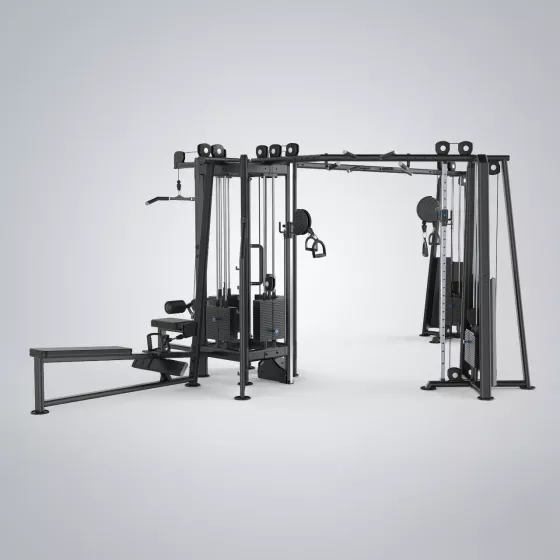 6 Multi-Station Tower FOV66N เครื่องฟิตเนสหลายสถานี 6 สถานี Commercial Grade