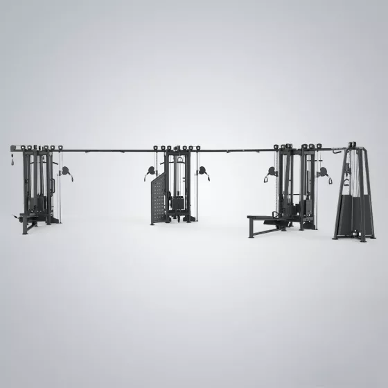 13 Multi-Station Tower FOV66NB เครื่องออกกำลังกายรวม 13 สถานี Commercial Grade สำหรับฟิตเนสขนาดใหญ่