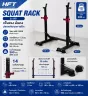 Squat Rack รุ่น SQ1 แร็ควางบาร์เบลปรับสูงและกว้างได้ สำหรับ Home Gym พื้นที่จำกัด