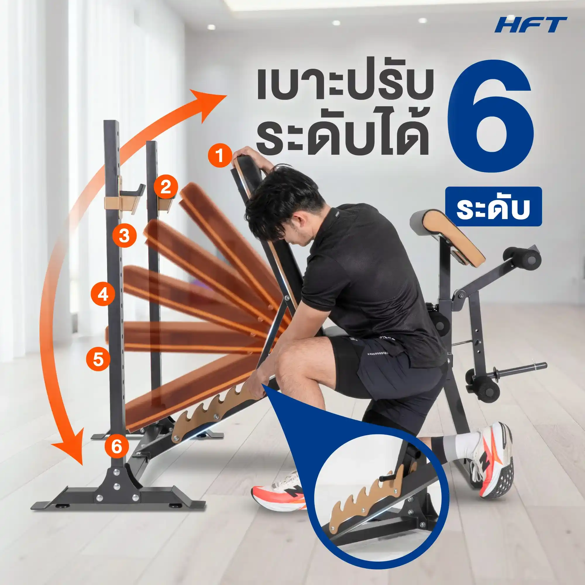 รีวิว ม้านั่งออกกำลังกาย MB5 7