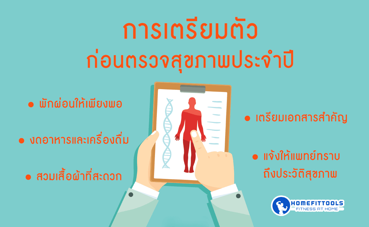 การเตรียมตัว ก่อนตรวจสุขภาพประจำปี