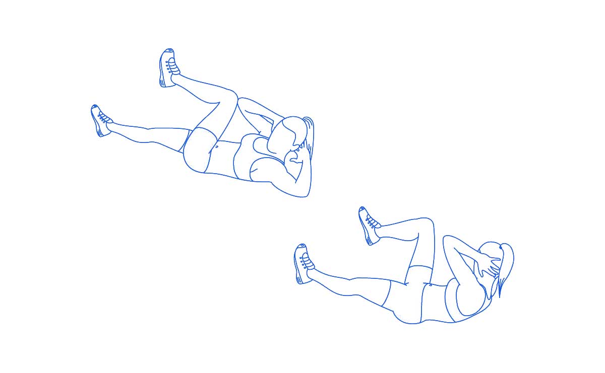 ท่าปั่นจักรยานอากาศ ท่าออกกำลังกายพื้นฐานสำหรับผู้เริ่มต้น