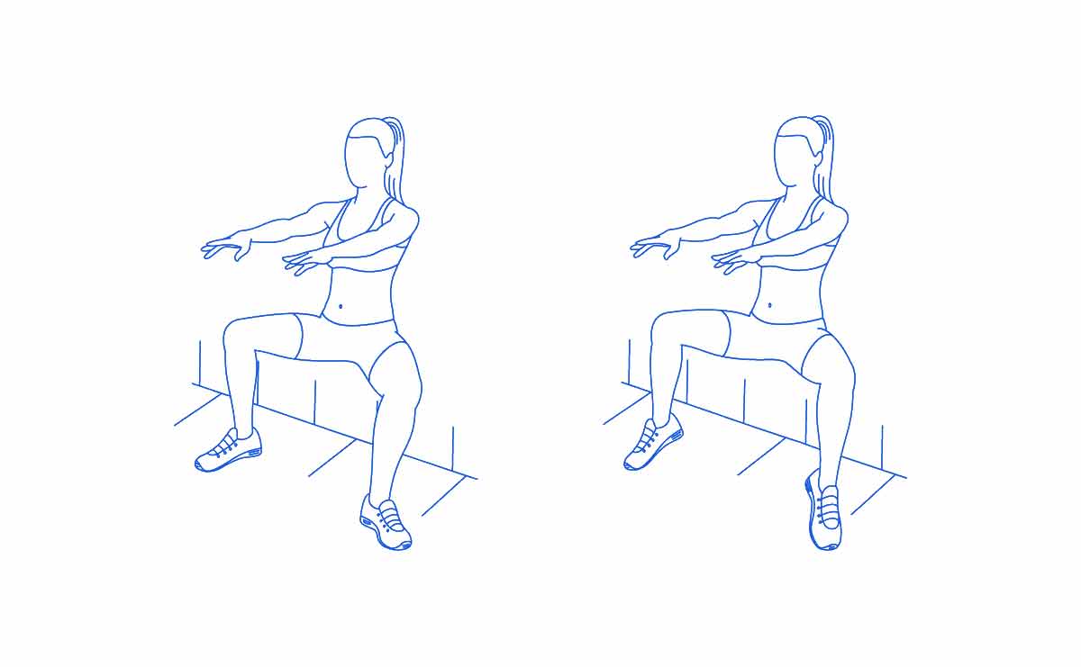 ท่าเก้าอี้ล่องหน ท่าออกกำลังกายพื้นฐานสำหรับผู้เริ่มต้น