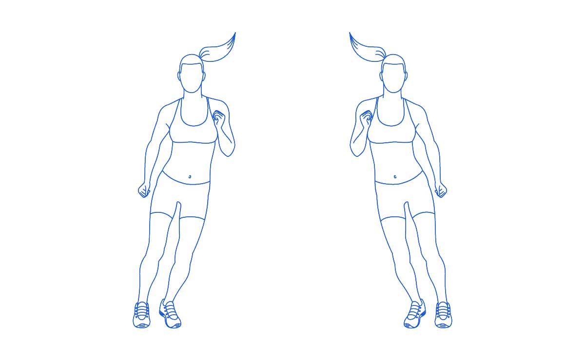 ท่ากระโดดข้าง ท่าออกกำลังกายพื้นฐานสำหรับผู้เริ่มต้น