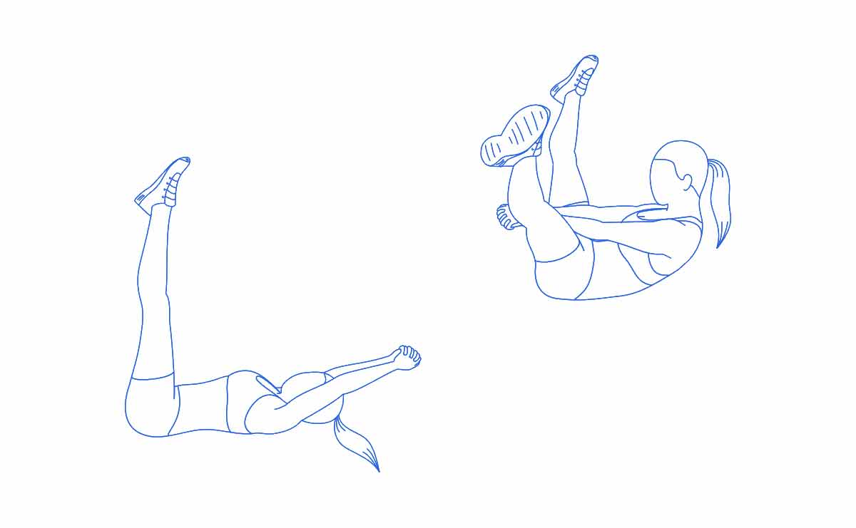 ท่าตัววี ท่าออกกำลังกายพื้นฐานสำหรับผู้เริ่มต้น