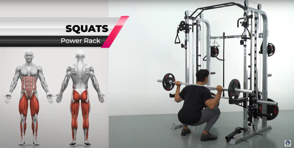 ท่าเล่น Squats