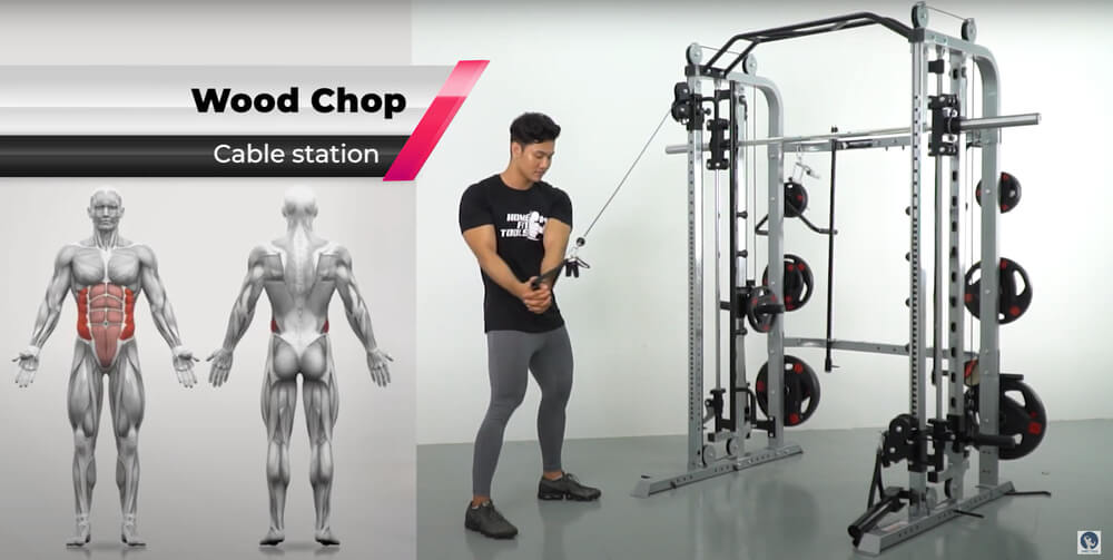 ท่าเล่น Wood Chop