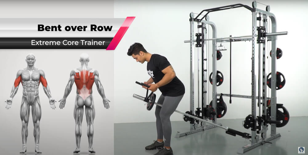 ท่าเล่น Bent Over Row