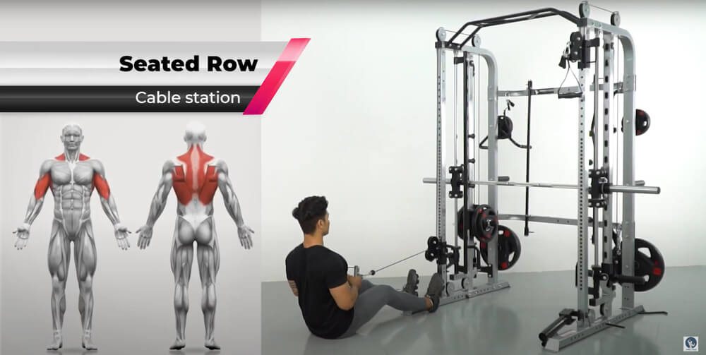 ท่าเล่น Seated Row