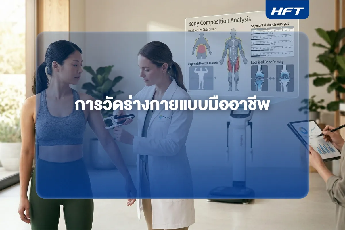 การวัดร่างกายแบบมืออาชีพ ด้วย เครื่องวัดมวลร่างกาย Inbody