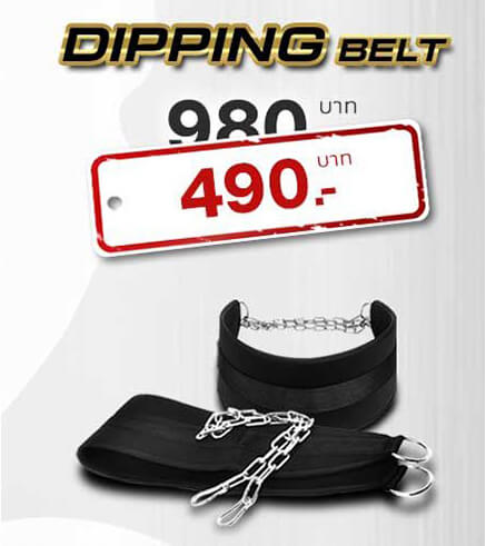 เข็มขัดถ่วงน้ำหนัก Dipping belt
