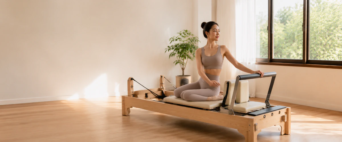 เครื่องพิลาทิส Pilates Reformer Cadillac Barrel Wunda Chair จาก HomeFitTools