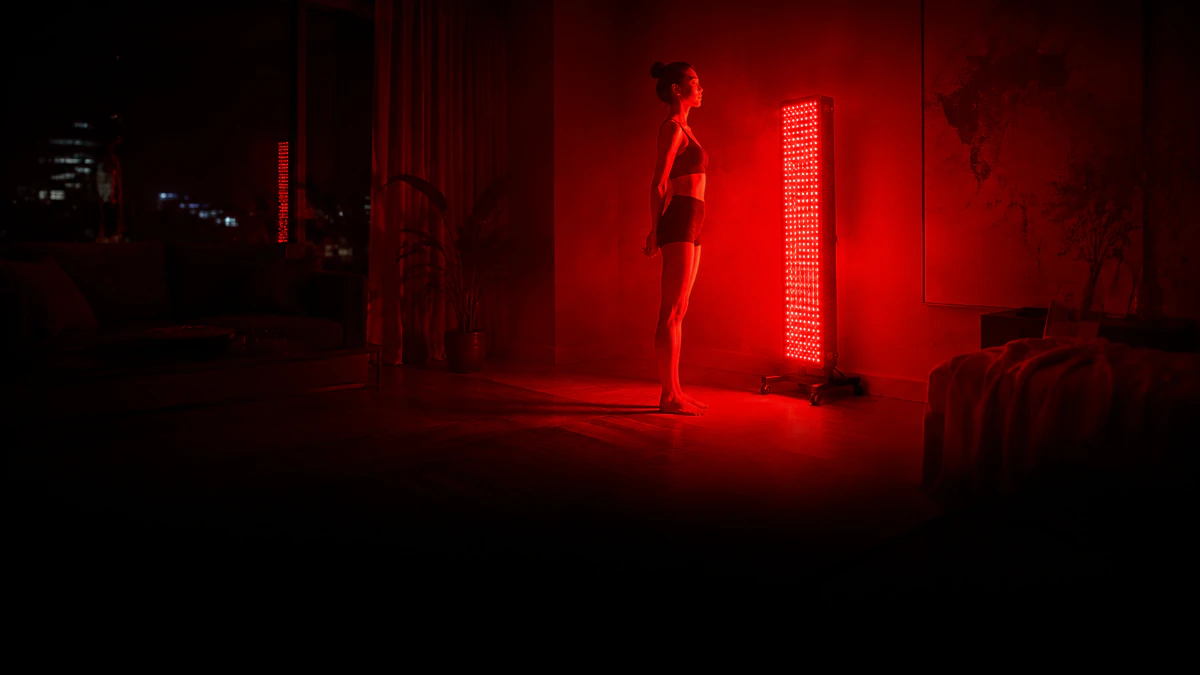 Red Light Panel at home