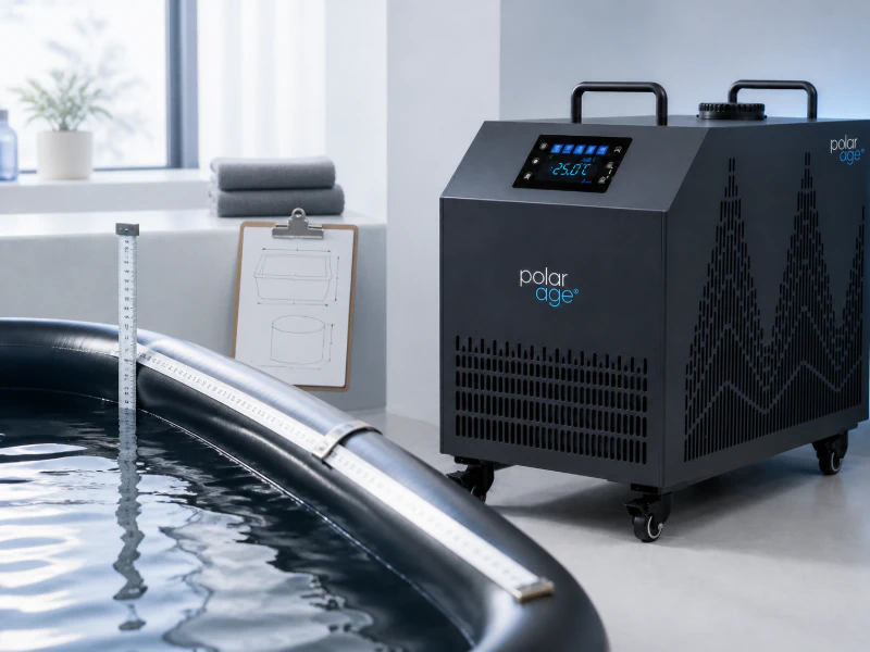 การวัดขนาดอ่างและปริมาณน้ำเพื่อแนะนำการเลือก HP