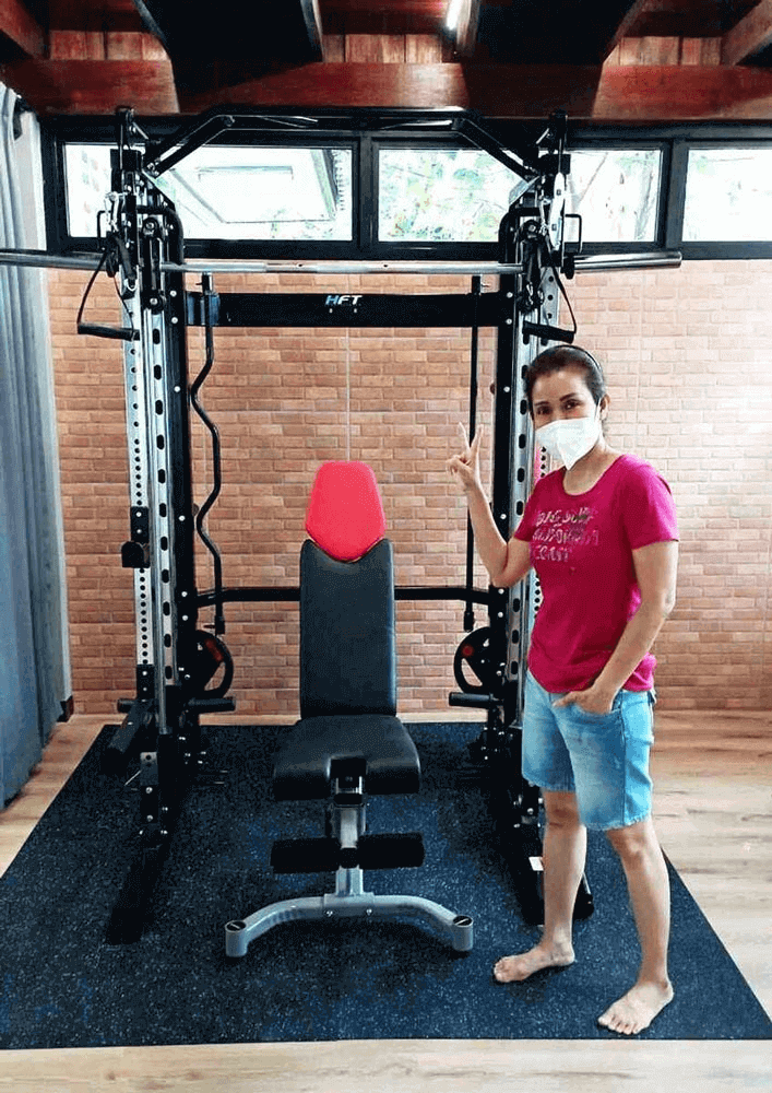 รีวิวเครื่อง smith machine 1