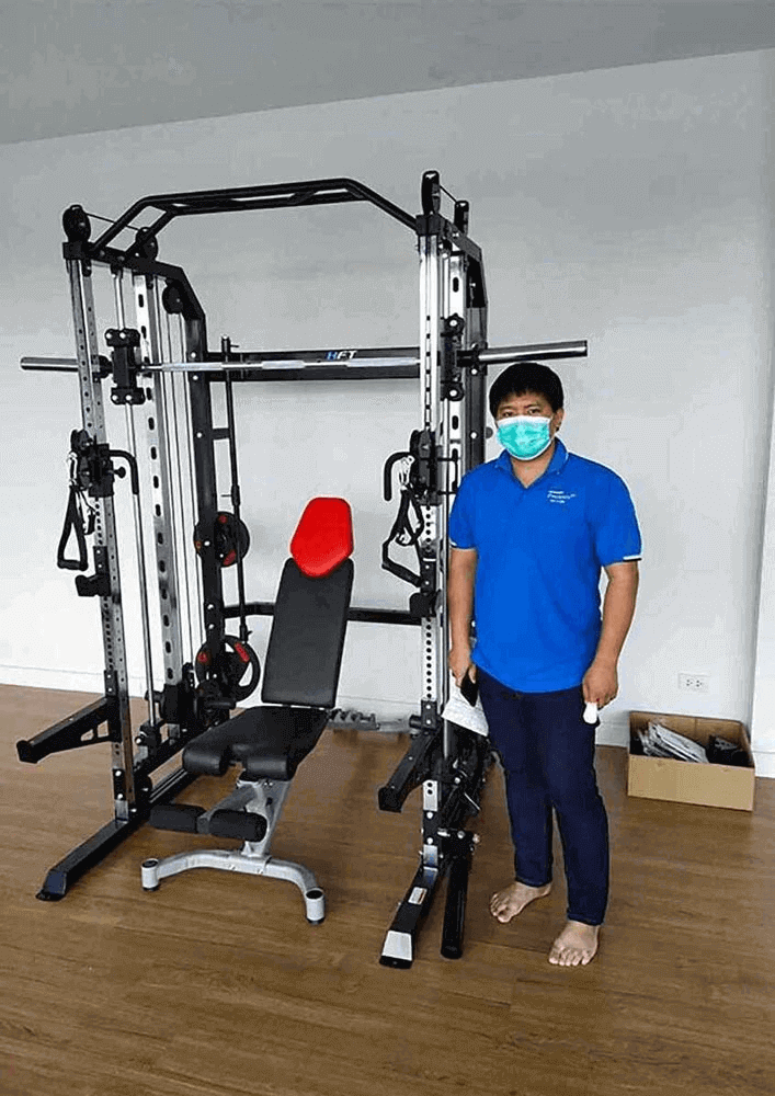รีวิวเครื่อง smith machine 3