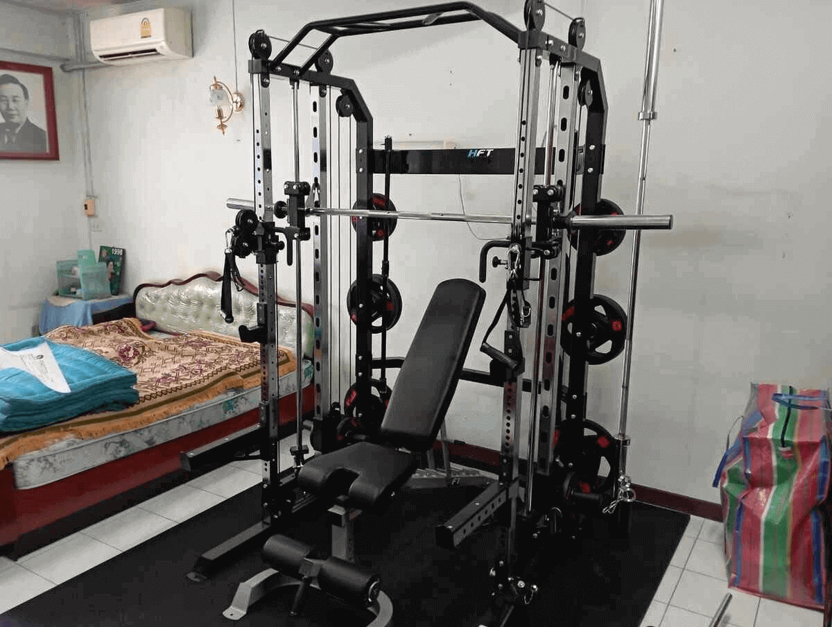รีวิวเครื่อง smith machine 6