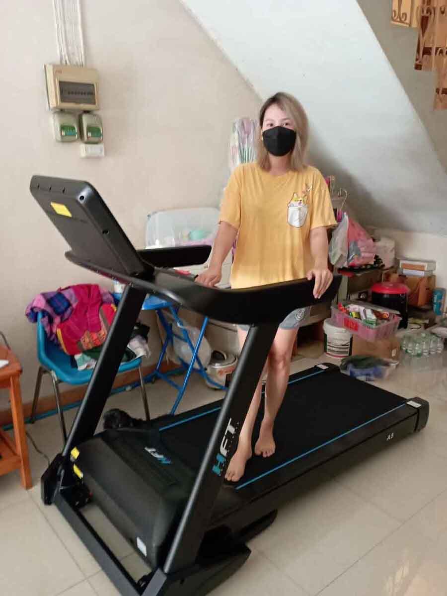 รีวิวลู่วิ่งจากลูกค้า ลู่วิ่งไฟฟ้า รุ่น A5 ลู่วิ่งออกกำลังกาย