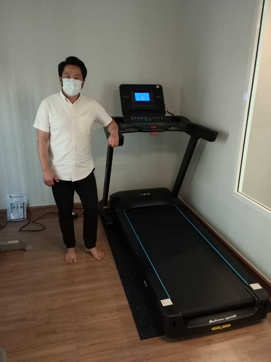 รีวิวลู่วิ่งจากลูกค้า ลู่วิ่งไฟฟ้า รุ่น A5 ลู่วิ่งออกกำลังกาย