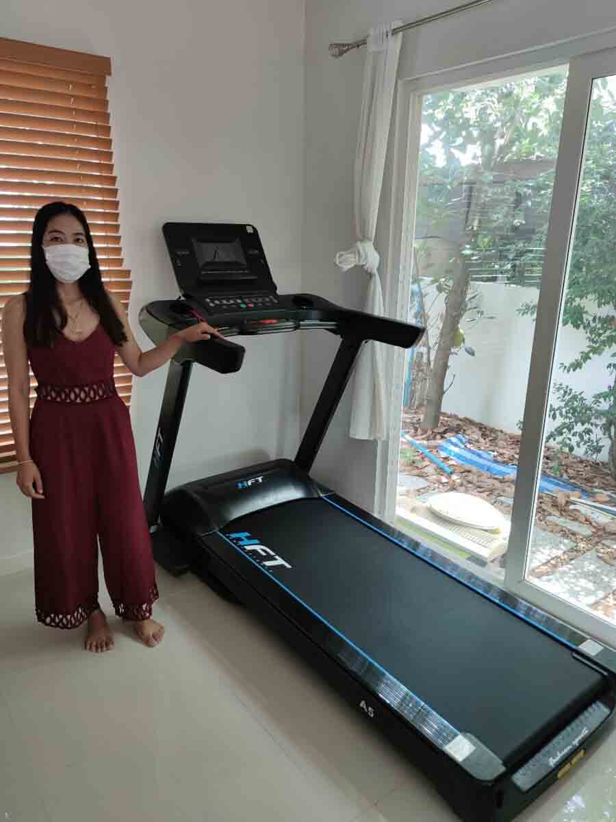 รีวิวลู่วิ่งจากลูกค้า ลู่วิ่งไฟฟ้า รุ่น A5 ลู่วิ่งออกกำลังกาย