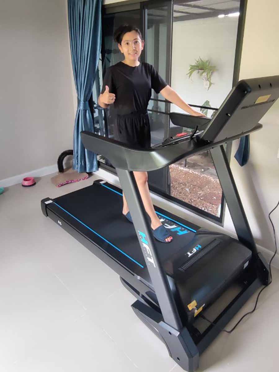 รีวิวลู่วิ่งจากลูกค้า ลู่วิ่งไฟฟ้า ลู่วิ่งราคาถูก treadmill