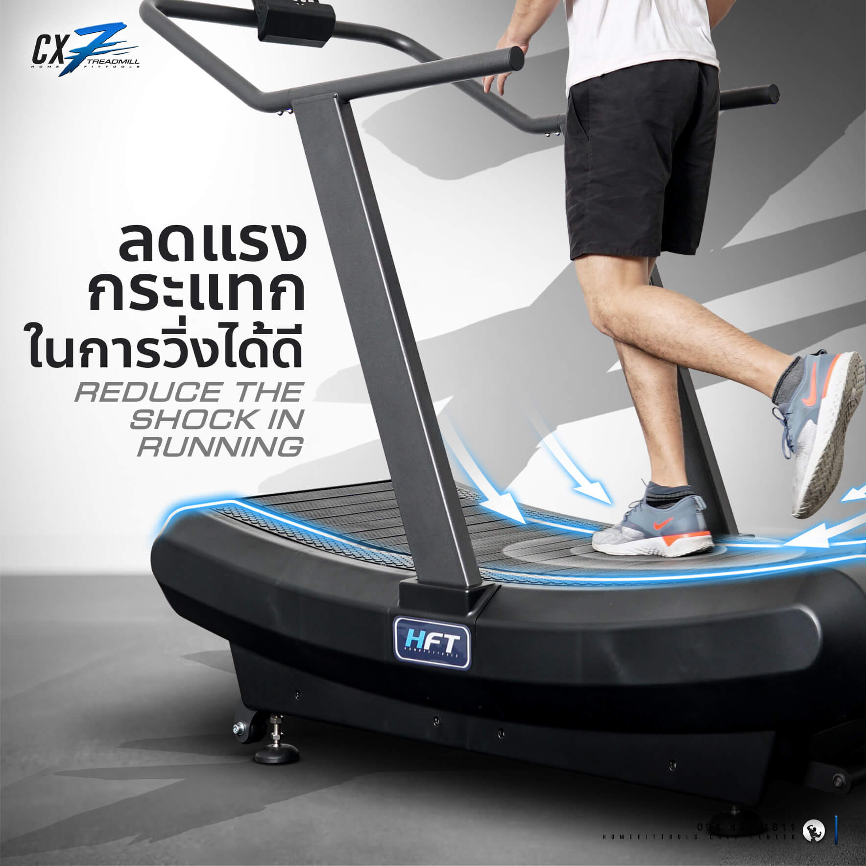 ลู่วิ่ง ลดแรงกระแทก ในการวิ่งได้ดี