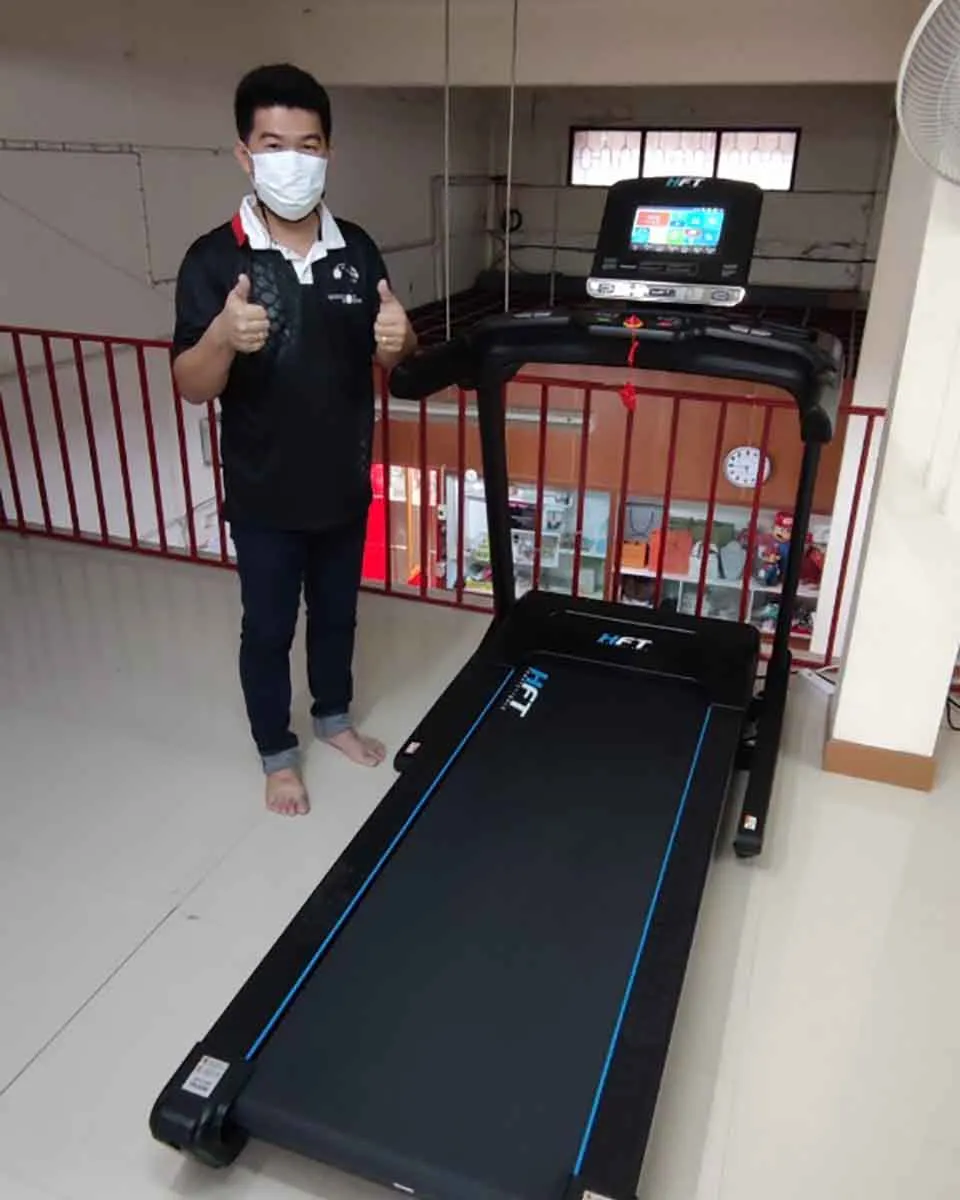 รีวิวลู่วิ่งไฟฟ้า รุ่น X20S ลู่วิ่งออกกำลังกาย ที่พักเท้าเสริมยางกันลื่น ลู่วิ่งมอเตอร์ฟิตเนส
