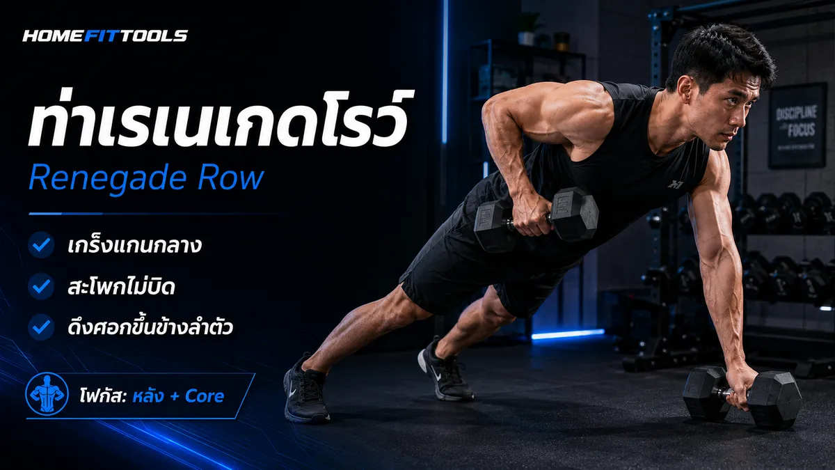 การเล่นหลังด้วยดัมเบล Renegade Row