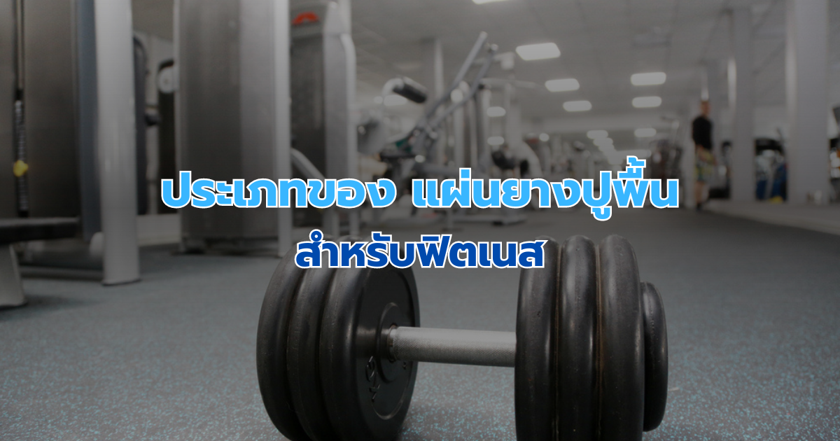 ประเภทของ แผ่นยางปูพื้นสำหรับฟิตเนส