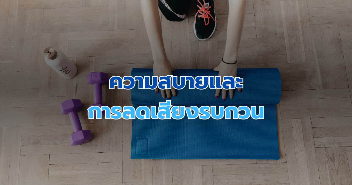 ความสบายและการลดเสียงรบกวน