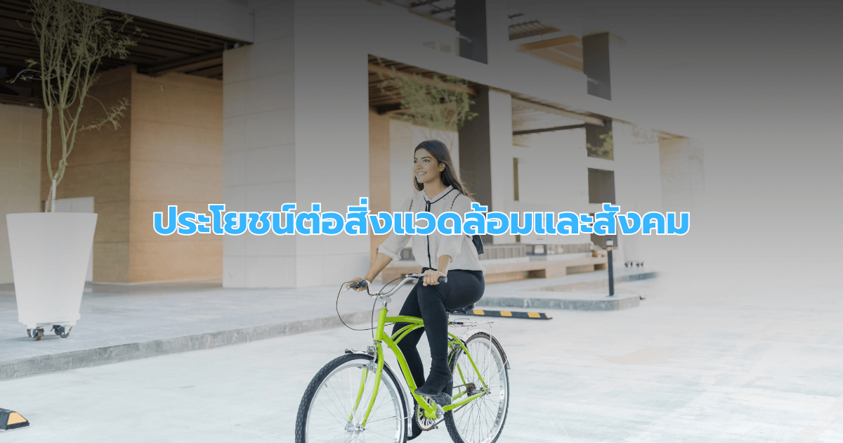 ประโยชน์ต่อสิ่งแวดล้อมและสังคม