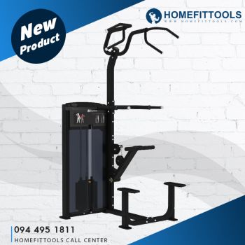 IF9320 ASSISTED CHIN - DIP เครื่องสร้างกล้ามหลัง ช่วยดึงข้อ น้ำหนัก 160/200 lbs เครื่องฟิตเนส โฮมยิม Impulse Homefittols