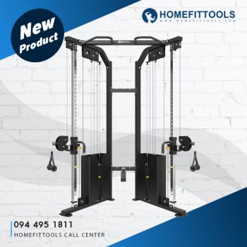 IF9330 DUAL ADJUSTABLE PULLEY เครื่องสร้างทั้งตัว แผ่นน้ำหนัก 160/200 lbs เครื่องฟิตเนส โฮมยิม แบรนด์ Impulse Homefittools