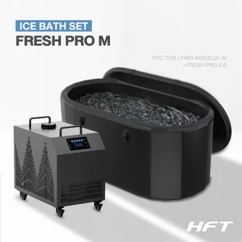 Ice Bath PVC TUB LYING MODEL01 M + Chiller FRESH PRO 2.0 (อ่างแช่น้ำเย็นและเครื่องทำความเย็น)